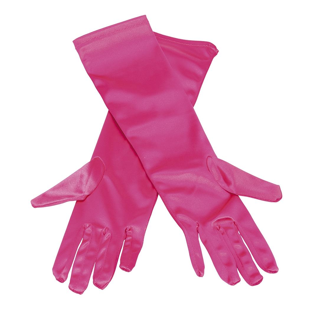 Lange hansker - rosa