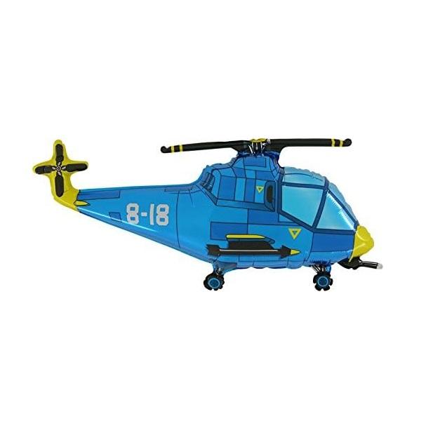 Folieballong helikopter - 45 cm