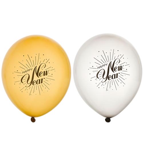 Nyttårsballonger - 8 stk