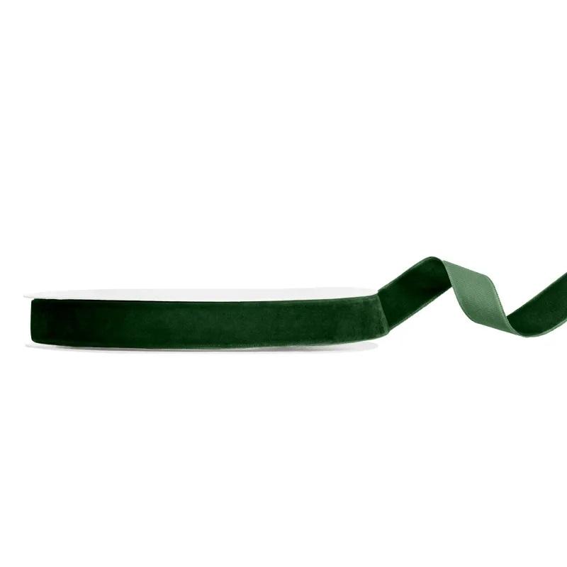 Velurbånd 15mm, Mørk Grønn – 10 m