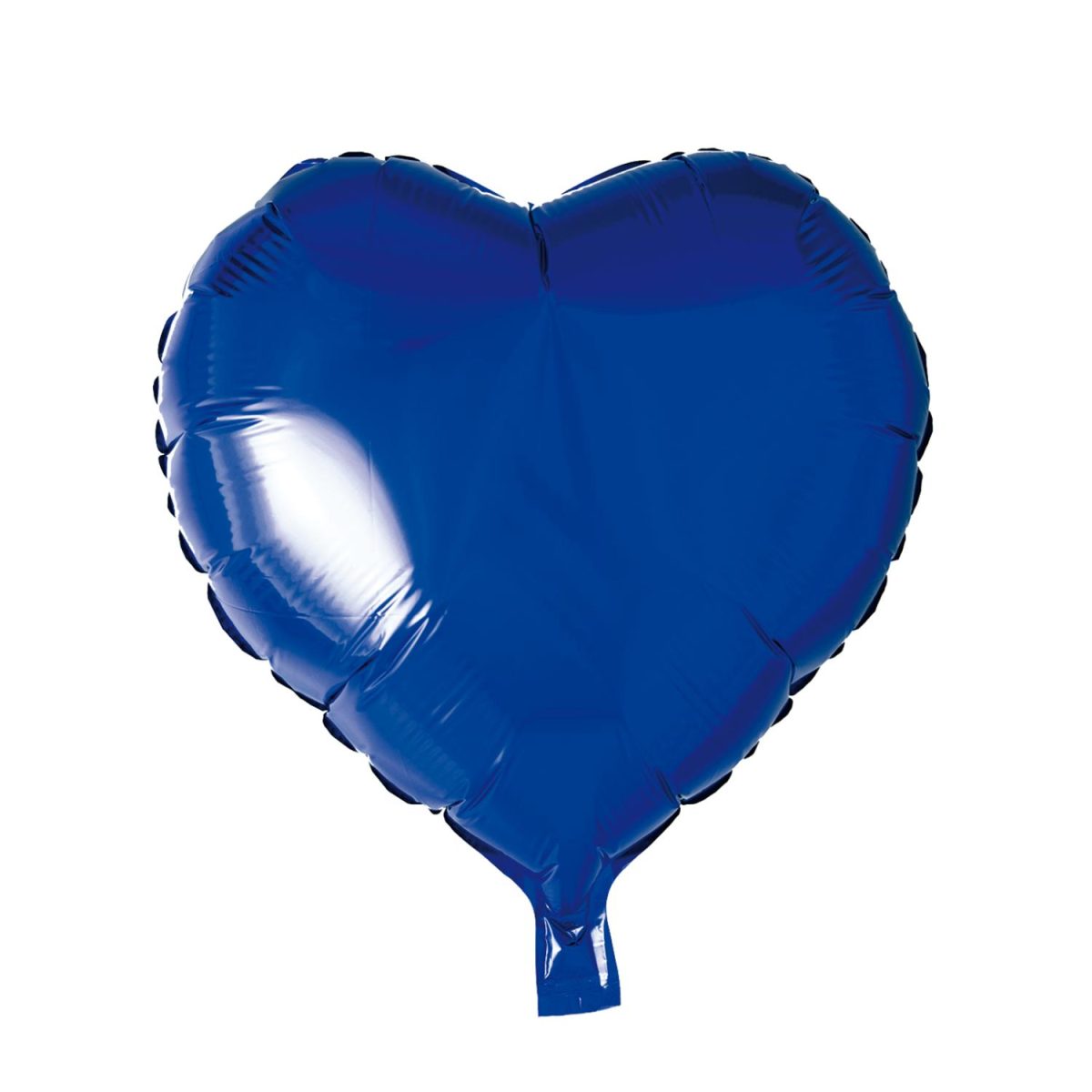 Folieballong, hjerte 45 cm - mørk blå