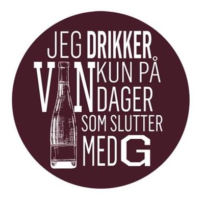 Vinkork, Vin på dager som slutter med G