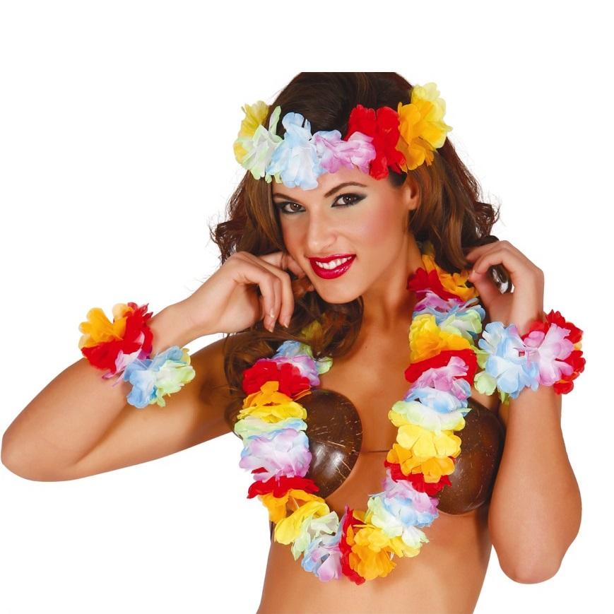 Hawaiisett, 4 deler - fargemiks