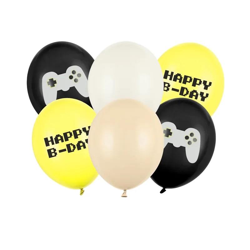 Ballonger, gamingbursdag - 6 stk