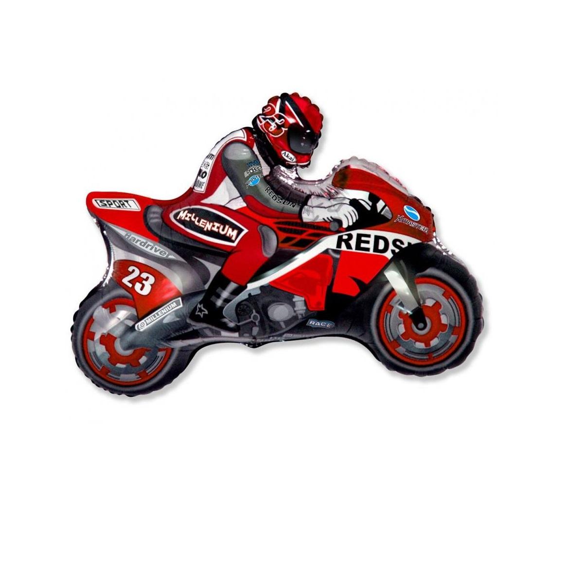 Folieballong motorsykkel - 84 cm