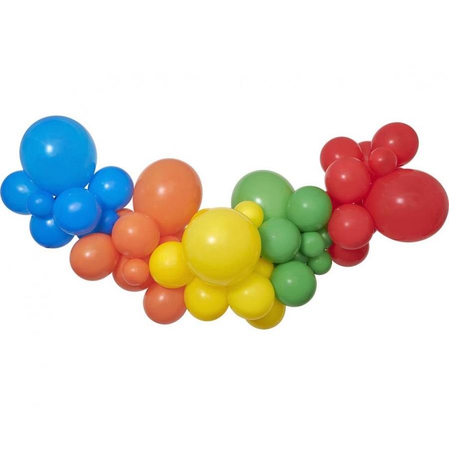 Ballongbue, gjør det selv - regnbue