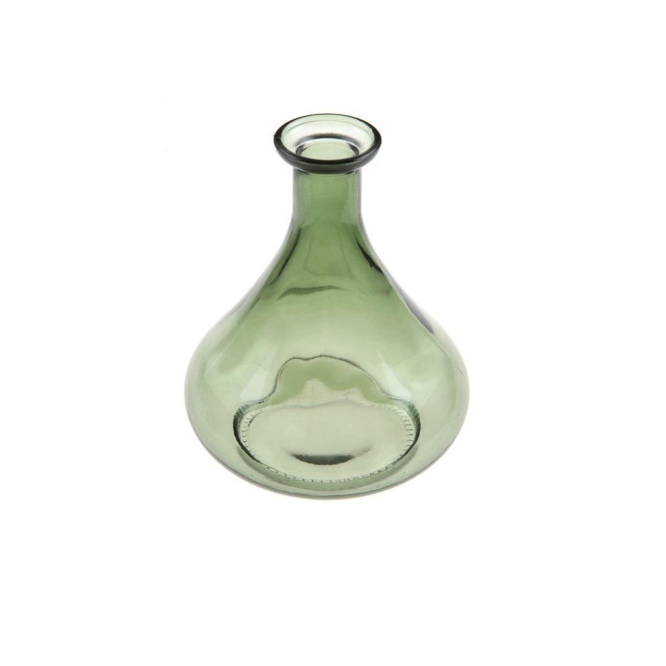 Liten vase, dråpeform - dus grønn