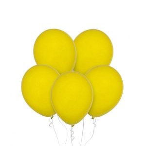 Ballonger 30 cm, gul - 10 stk