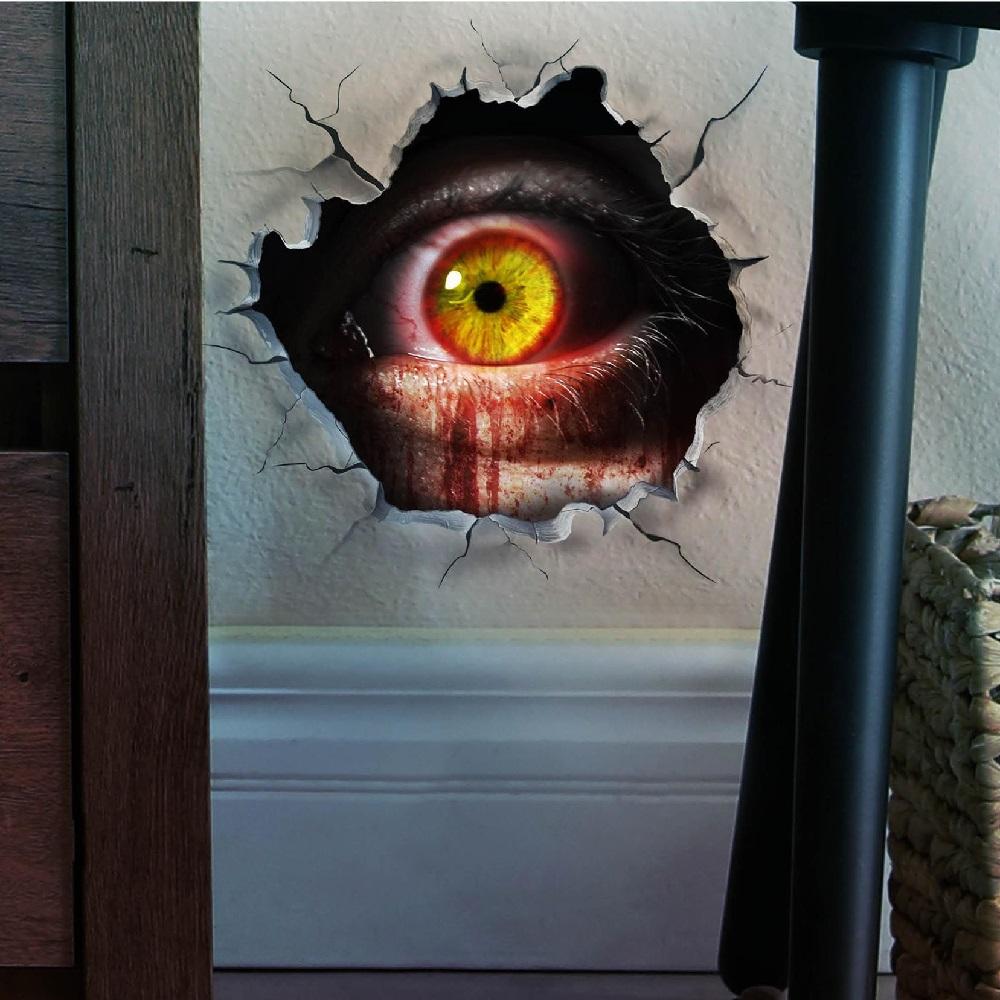 Wallsticker - Skummelt kikkende øye