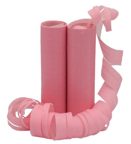 Serpentiner, lys rosa - 2 pk