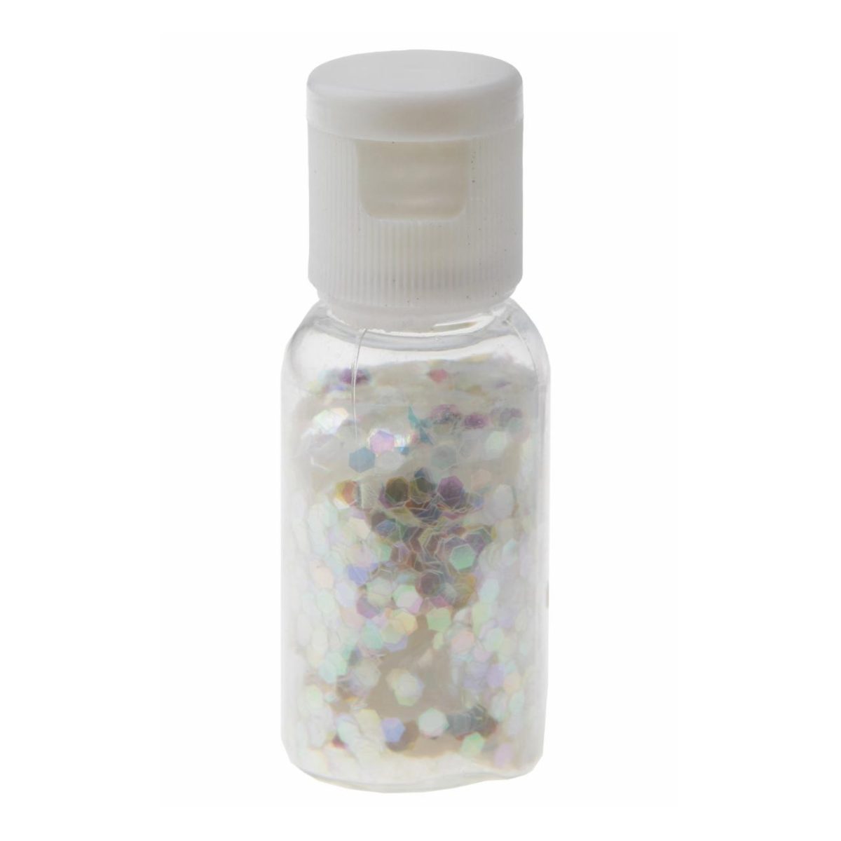 Hobbyglitter - Iriserende hvit