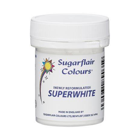 SugarFlair konditfarge pulver - Superwhite