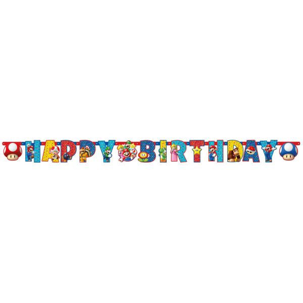 Bursdagsbanner - Super Mario