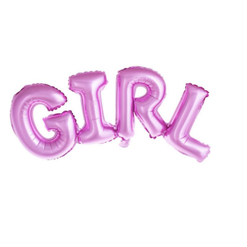 Folieballonger GIRL - rosa