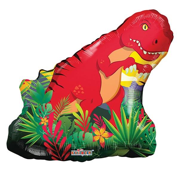 Folieballong dinosaur - rød