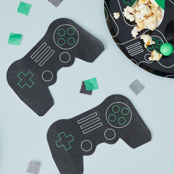 Servietter, gaming - 16 stk
