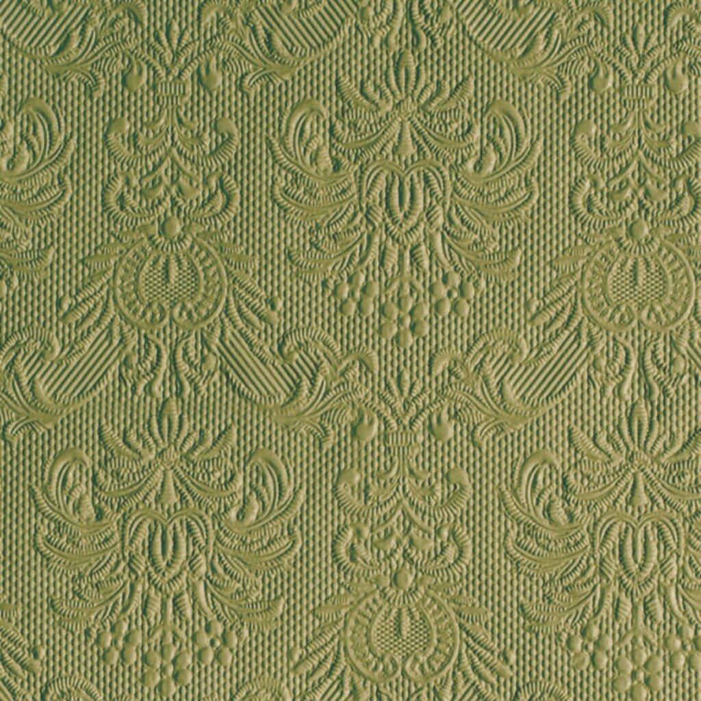 Servietter lunsj, elegance mosegrønn – 15 stk