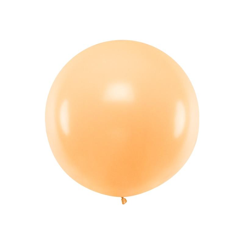 Gigantisk ballong, pastell 100 cm - Fersken