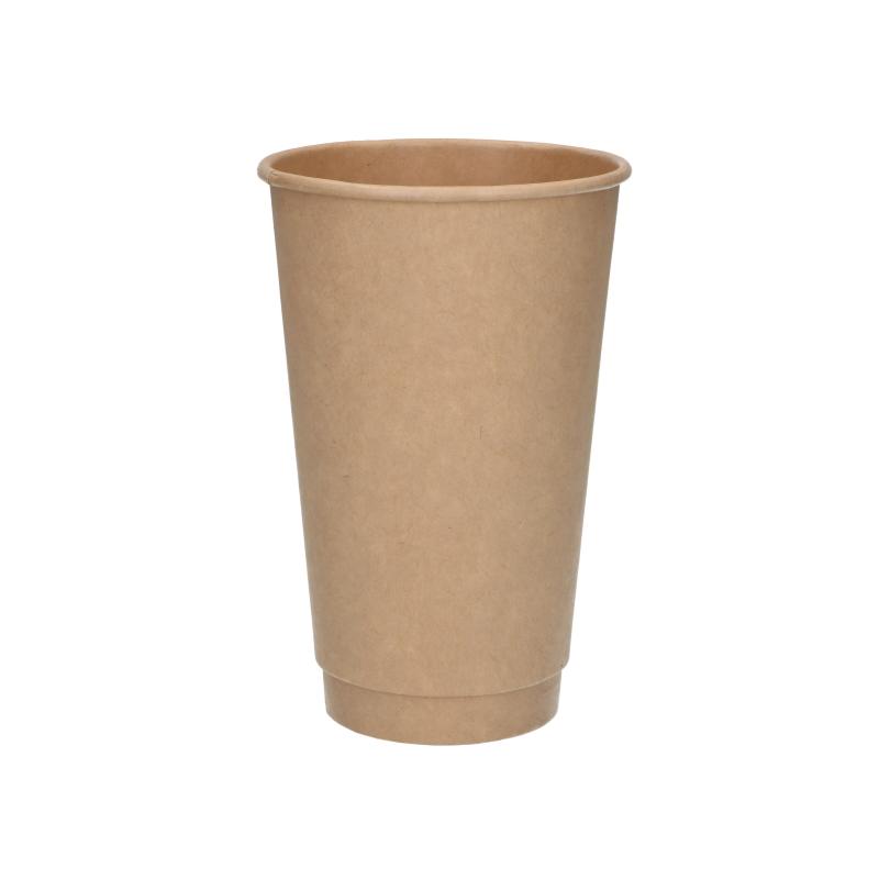 Snacksbeger, brun 0,48 l - 25 stk