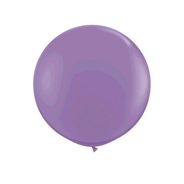 Ballong qualatex, lys lilla - 91 cm