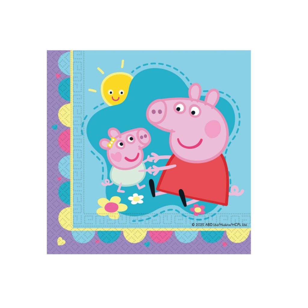 Servietter, Peppa gris with love - 20 stk