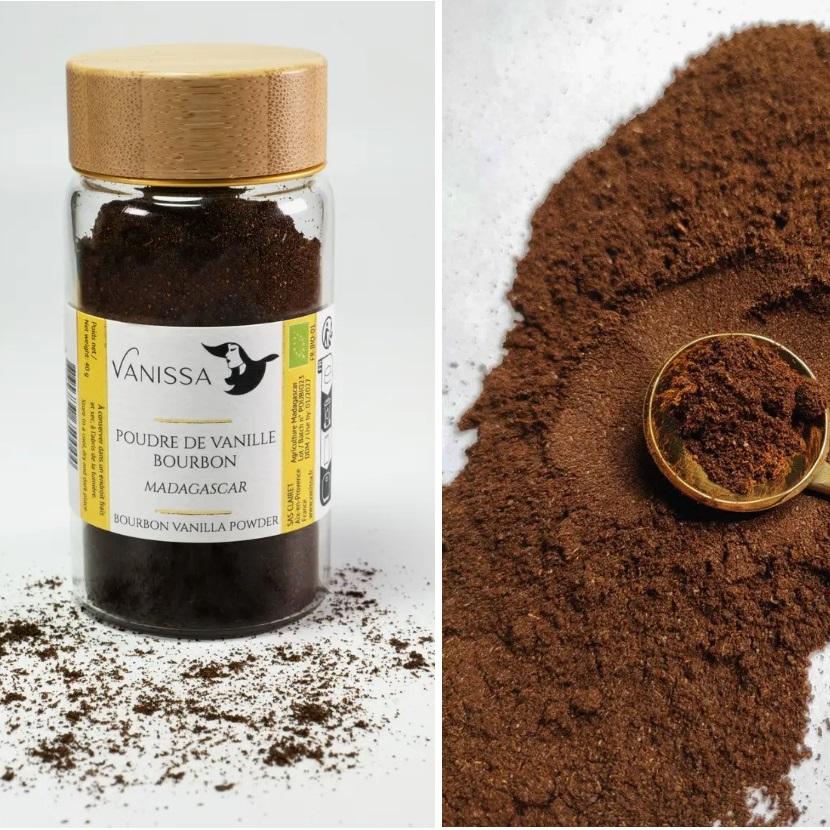 Bourbon ekte økologisk vaniljepulver - 10g
