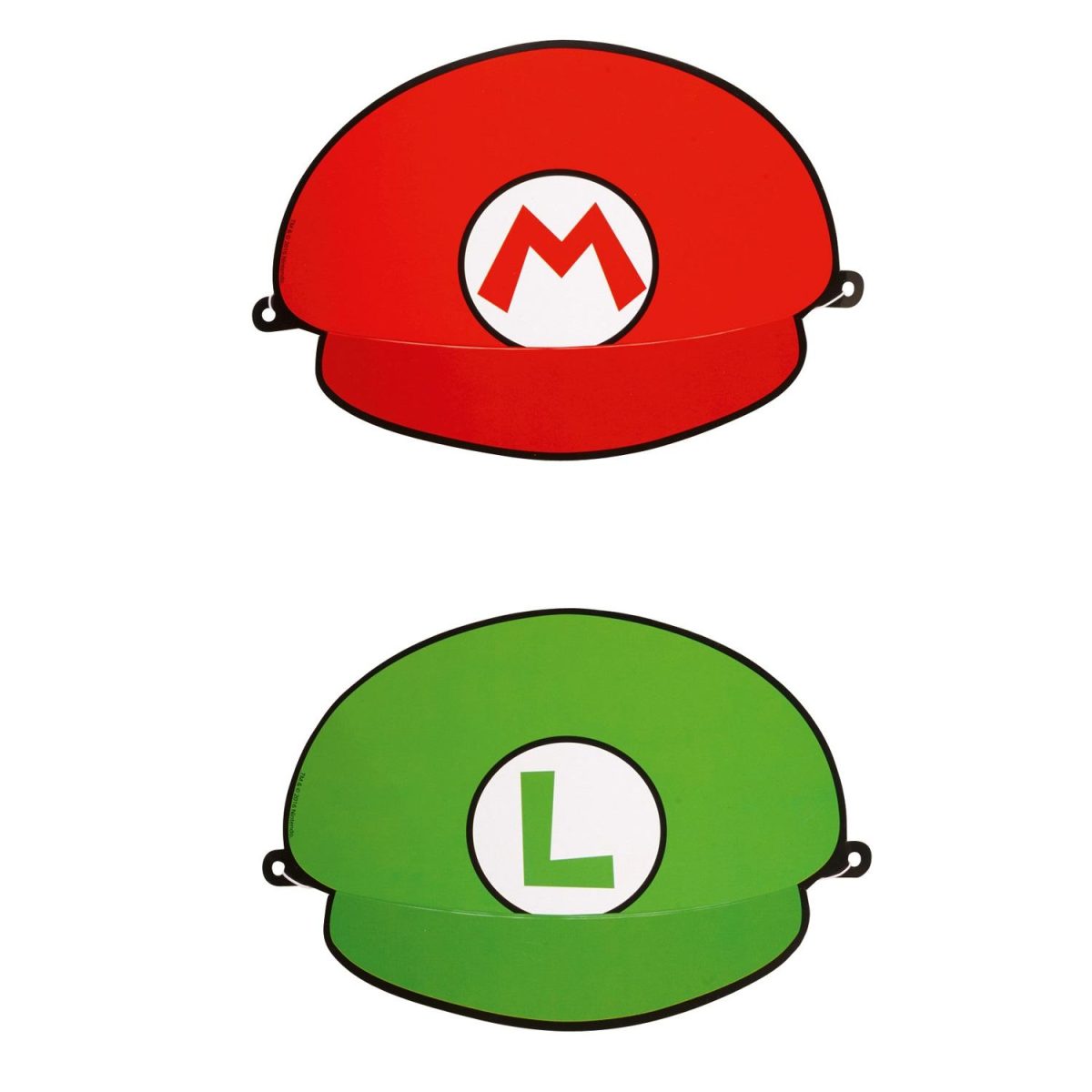 Partyhatter, Super Mario - 6 stk