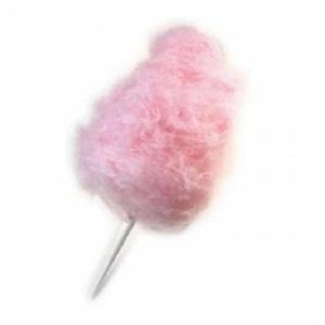 Sukkerspinnsukker med smak, 400 g - Rosa
