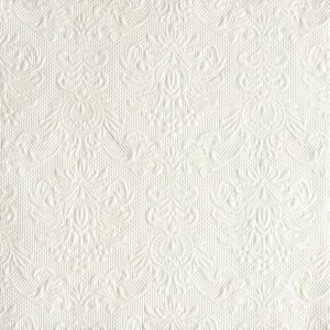 Servietter lunsj, elegance perlemor hvit – 15 stk