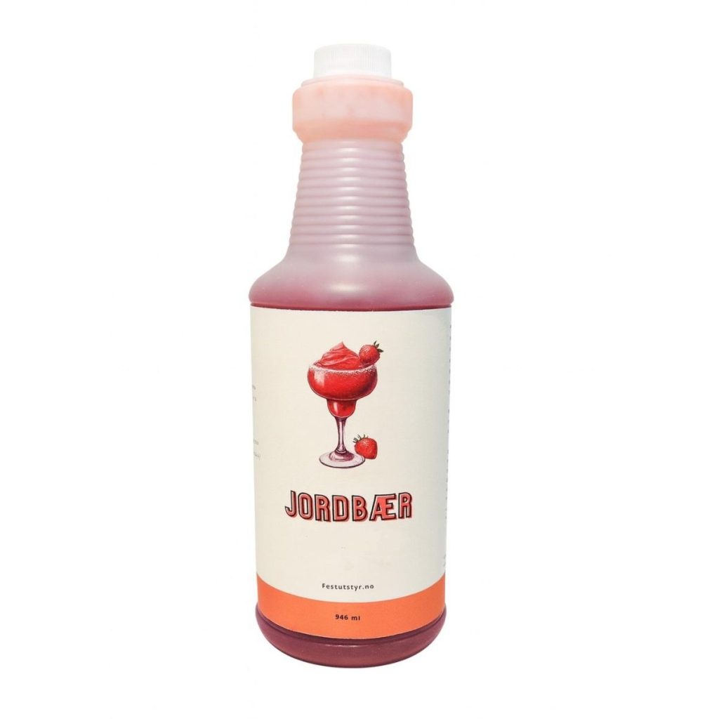 Premium drinkmiks, Jordbær (5 liter ferdig drinker)