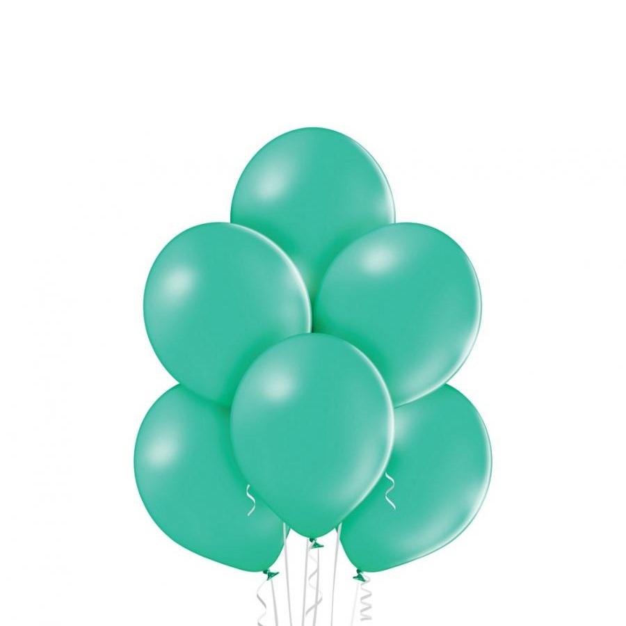 Ballonger 30 cm, lagune grønn - 10 stk