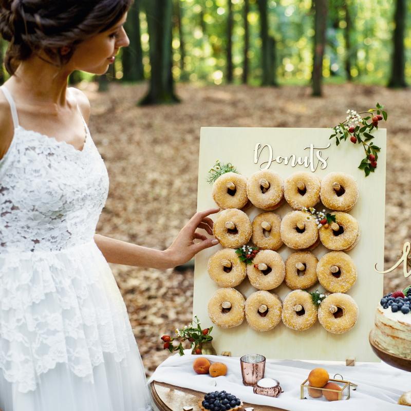 Donutvegg - treverk