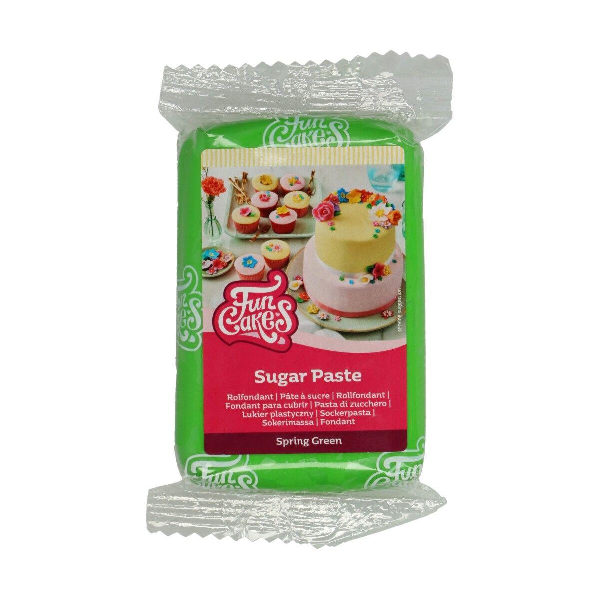 Fondant, 250g - Knall grønn