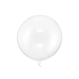 Bobleballong, gjennomsiktig blank - 40 cm
