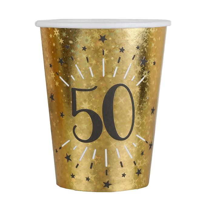 Pappkopper gull, 50 år – 10 stk