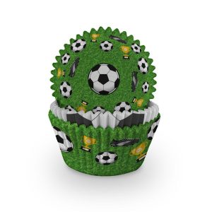 Cupcakeformer, fotballmiks – 75 stk