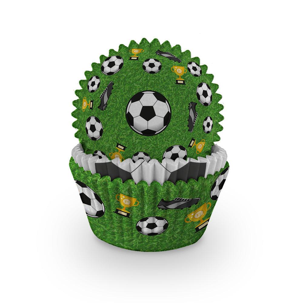 Cupcakeformer, fotballmiks – 75 stk