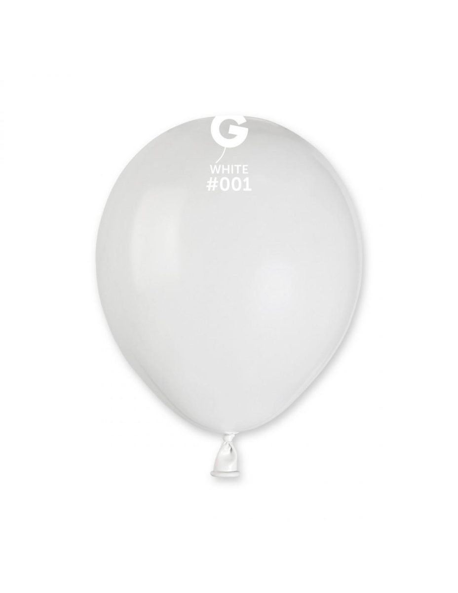 Ballonger 13cm, kritthvit - 100 stk