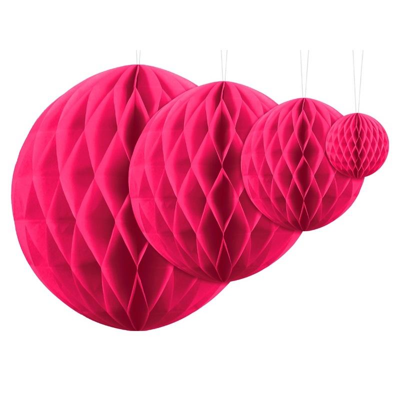 Honeycomb, mørk rosa - 20 cm