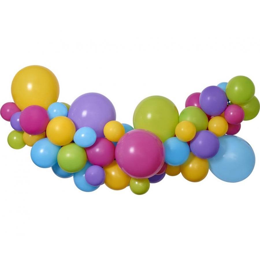 Ballongbue, gjør det selv - gladfarger