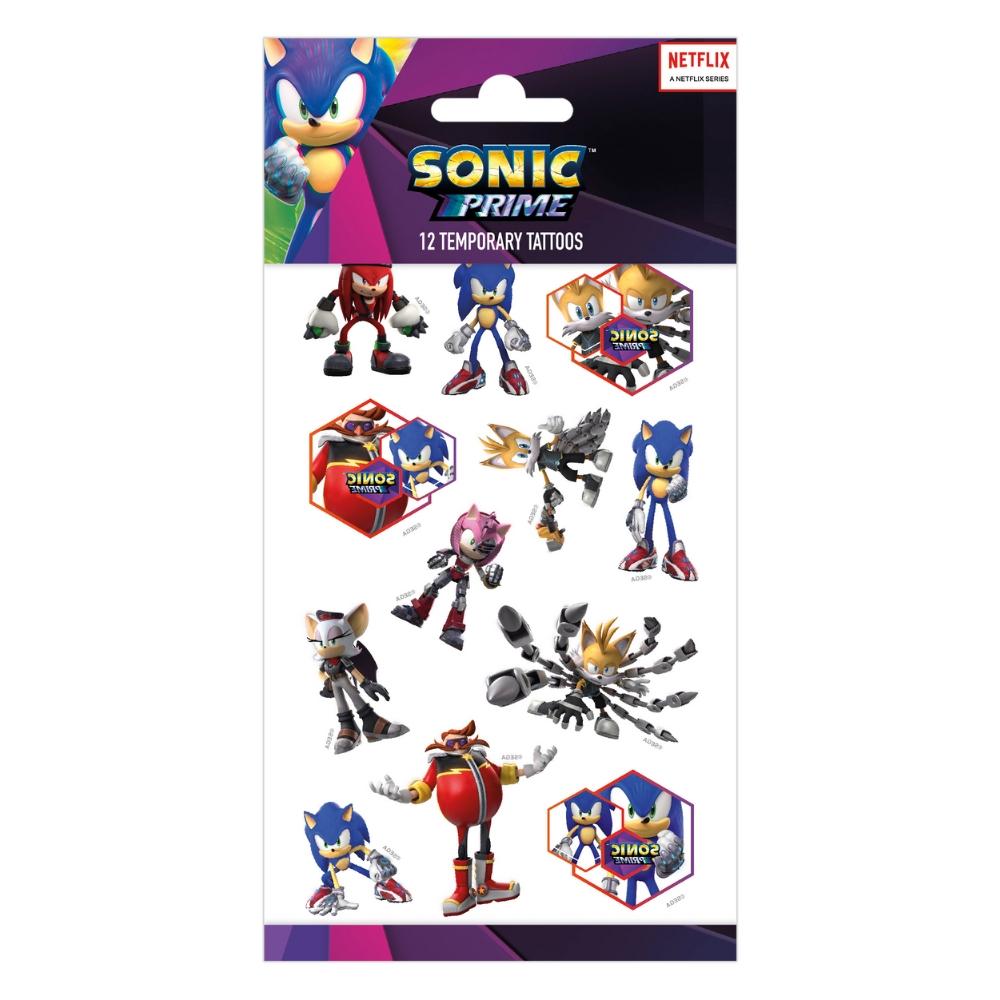 Midlertidige tatoveringer - Sonic