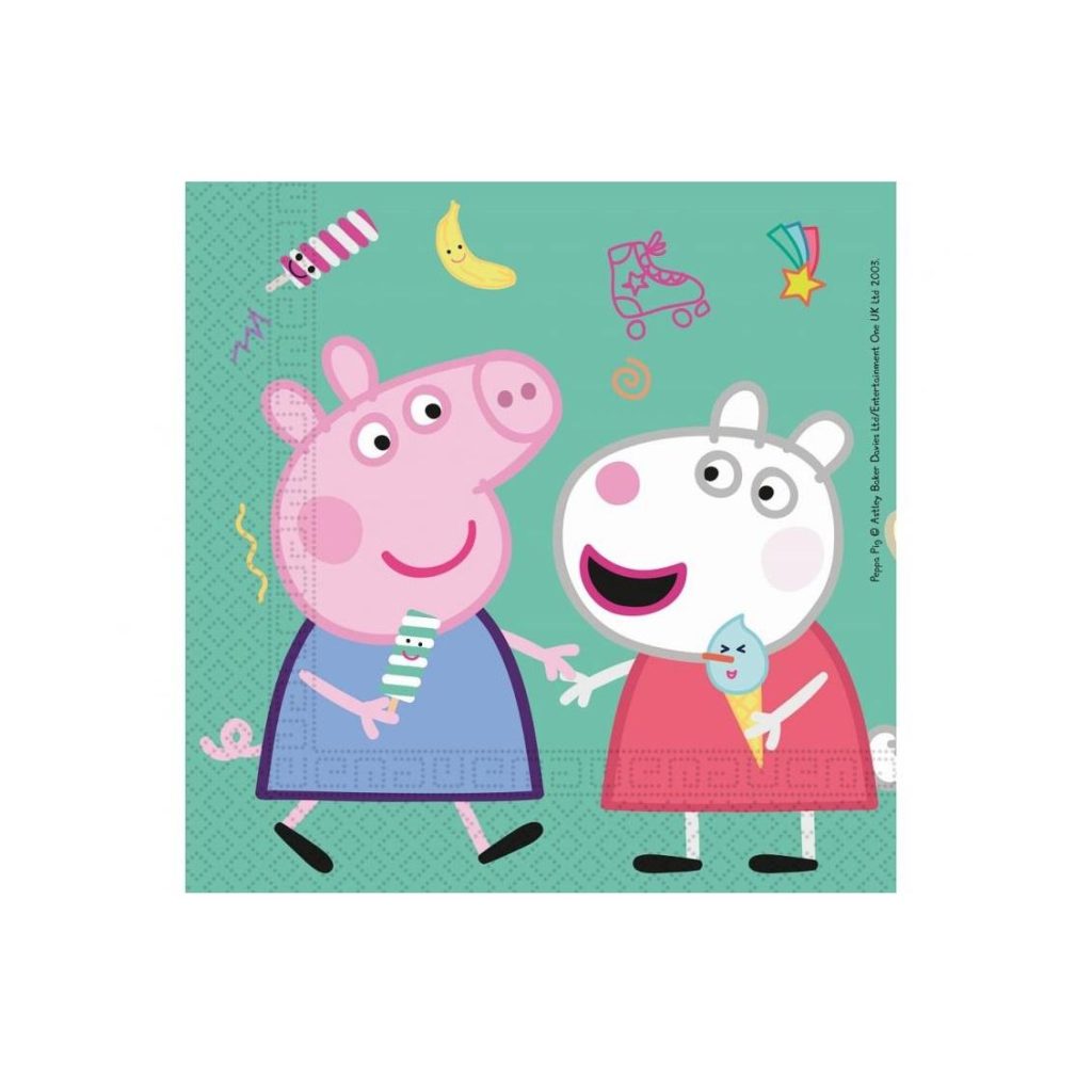 Servietter, Peppa gris - 20 stk