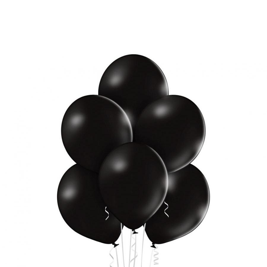 Ballonger, onyx svart - 25 stk
