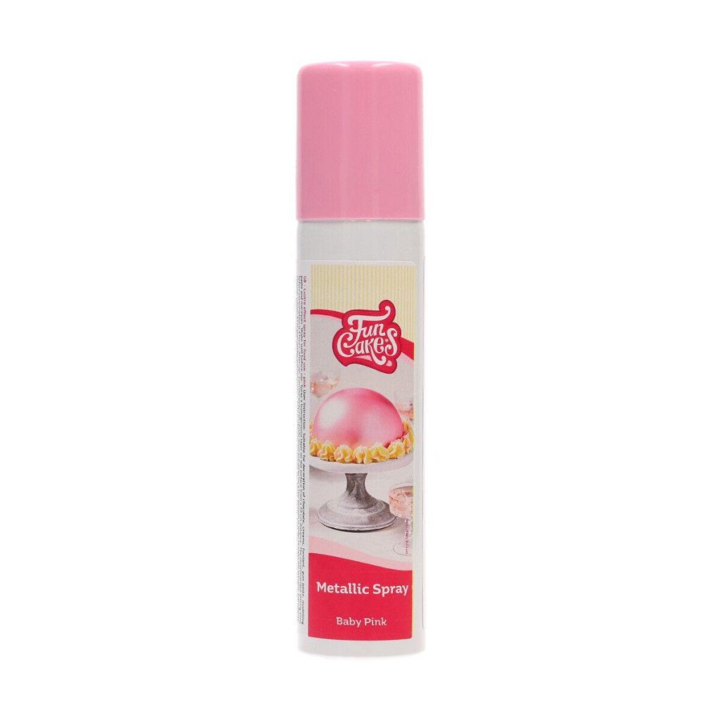 Kakespray, Metallic - Lys rosa