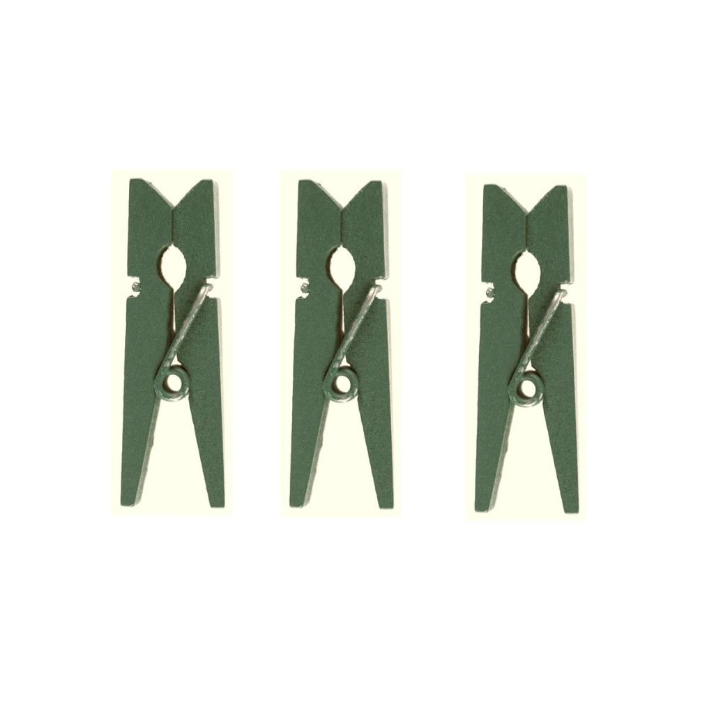Pynteklyper medium, eucalyptus - 12 stk