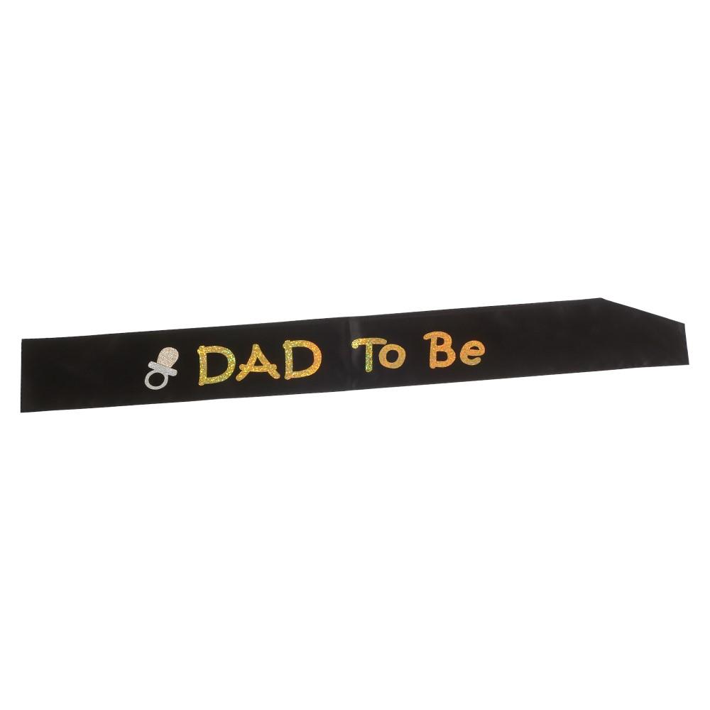 Festbånd, dad to be - svart