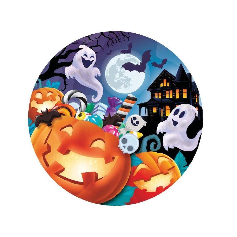 Papptallerkener koselig halloween - 6 stk