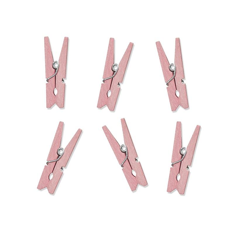 Pynteklyper små, rosa - 20 stk