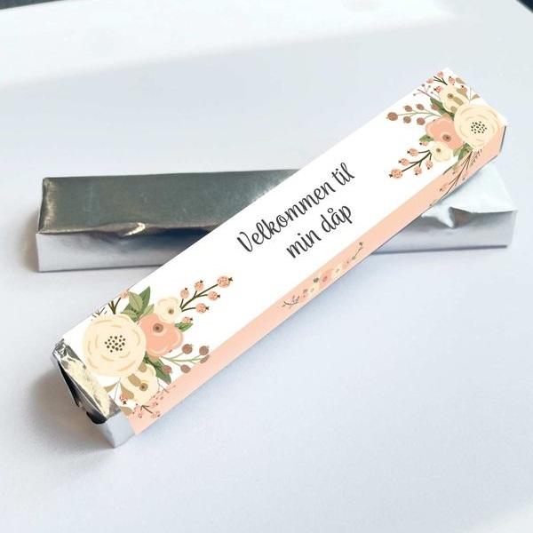 Kinder omslag, Dåp ferskenblomst - 20 stk