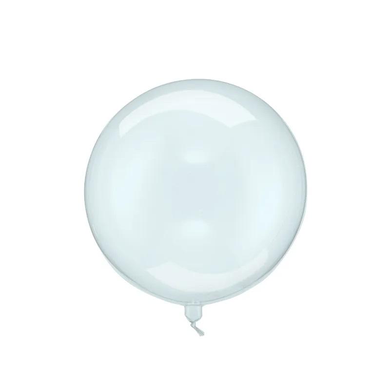 Bobleballong, gjennomsiktig blå - 40 cm